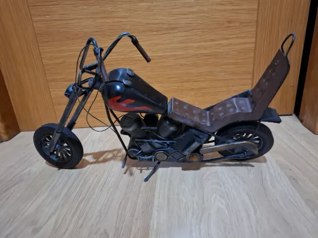 Moto Decorativa Metal Vintage
