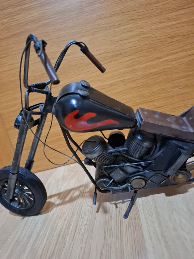 Moto Decorativa Metal Vintage
