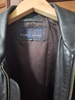 Chaqueta de cuero Chevignon Marrón Talla L