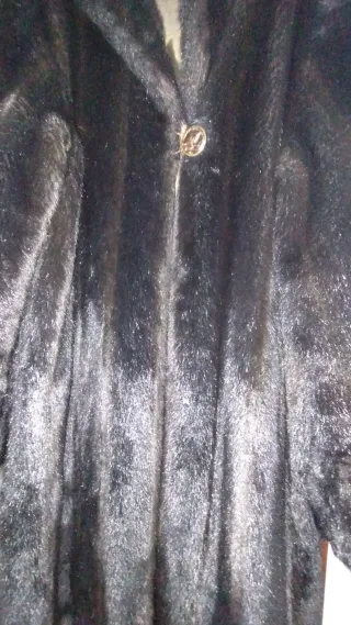 Abrigo negro elegante