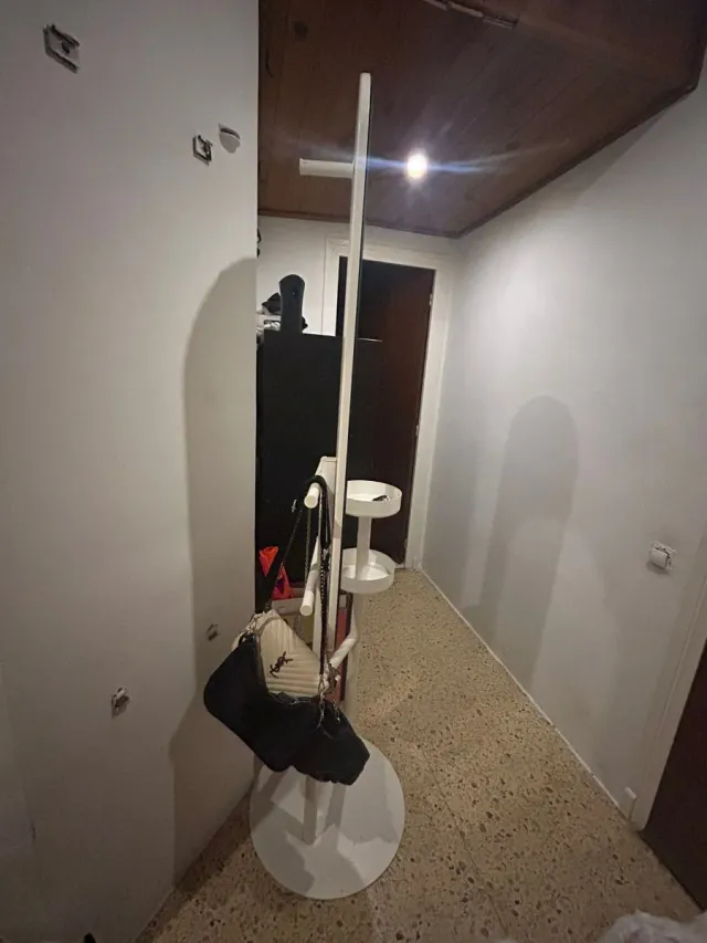 ESPEJO RECIBIDOR + COLGADOR IKEA BLANCO