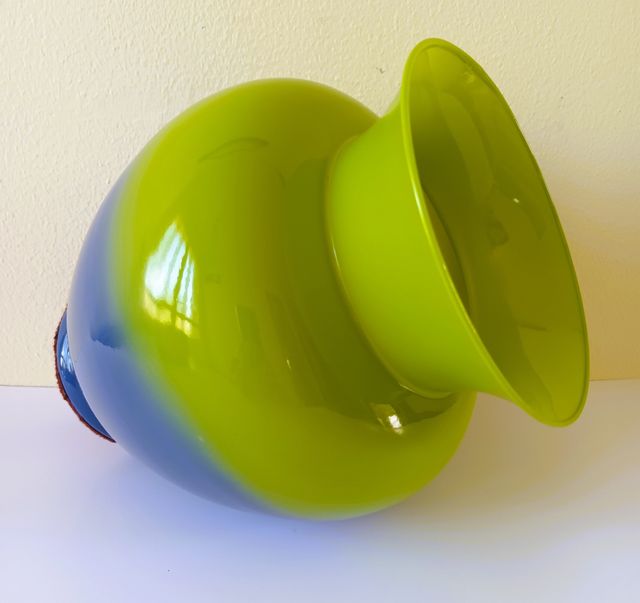 Pack de 2 Jarrones: Transparente + Azul / Verde