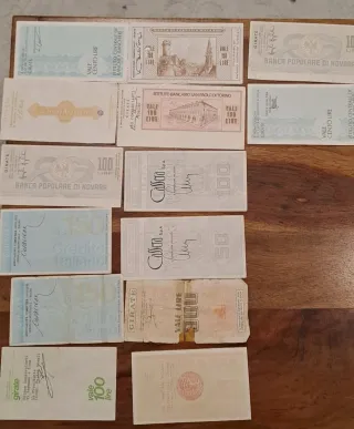 Collezione 14 assegni circolari anni 1976-1977