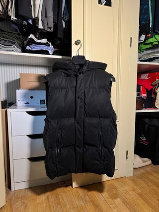 Chaleco acolchado Zara negro