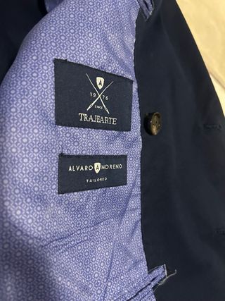 Americana cruzada azul