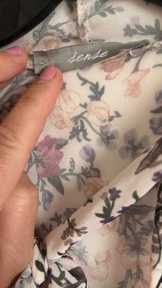 Camisa Lefties floral manga larga talla única