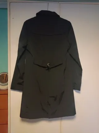 Chaqueta larga H&M negra mujer talla M