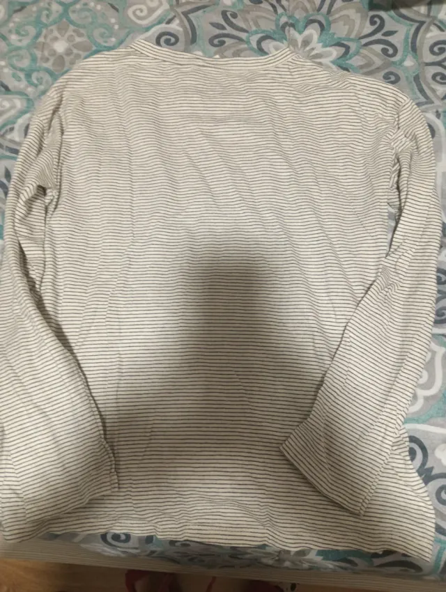 Camiseta Zara Manga Larga Rayas