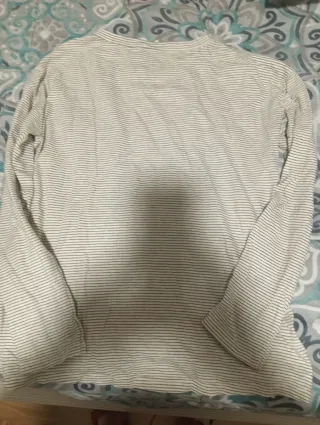 Camiseta Zara Manga Larga Rayas