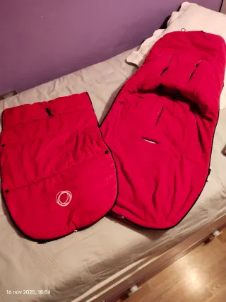 Saco Bugaboo Invierno Rojo Original