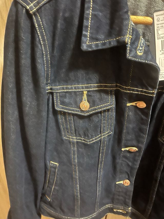 Chaqueta tejana Mango Talla L