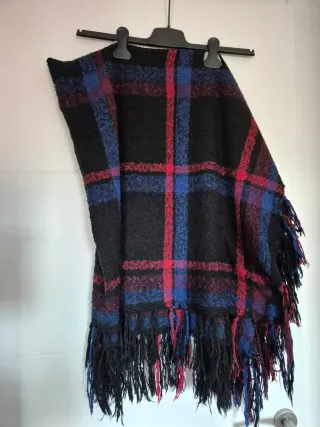 Bufanda de cuadros mujer