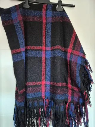 Bufanda de cuadros mujer