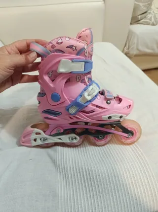 Patines en línea rosas GVDV talla 32-35