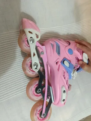 Patines en línea rosas GVDV talla 32-35