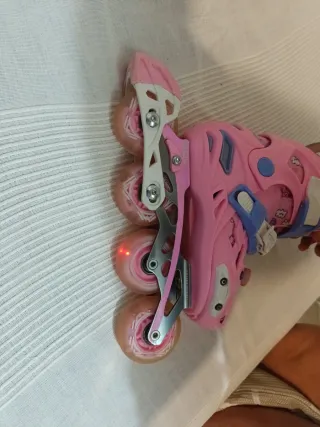 Patines en línea rosas GVDV talla 32-35