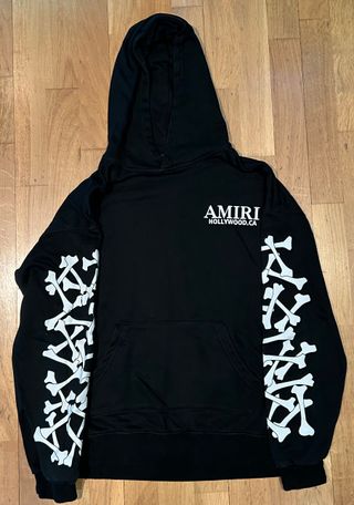 Sudadera Amiri Negra con Huesos