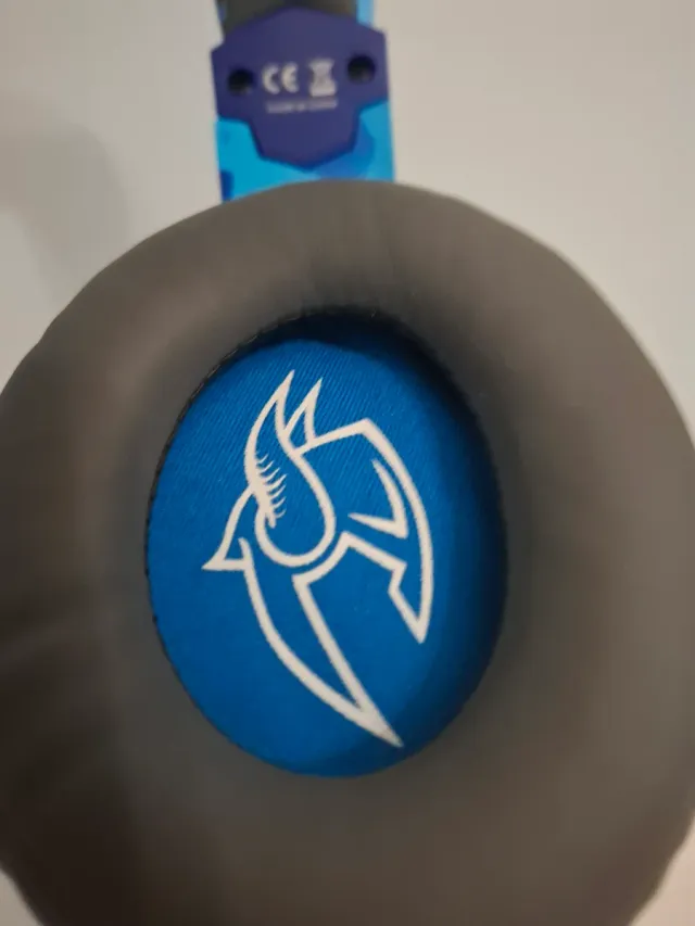 Cascos Gaming Camuflaje Azul