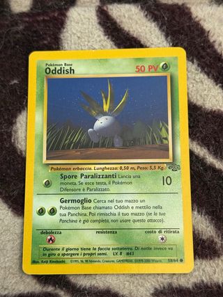 Oddish 58/64 Jungle Set Carta Pokémon Base