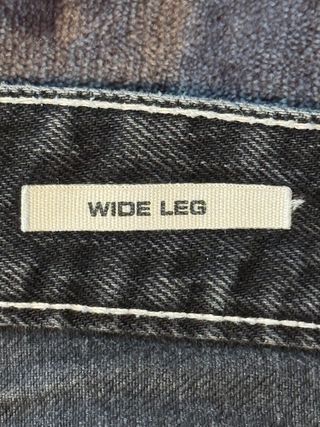 Vaqueros Negros Anchos Hombre Talla 38