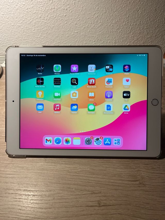 iPad 6ª Gen con custodia