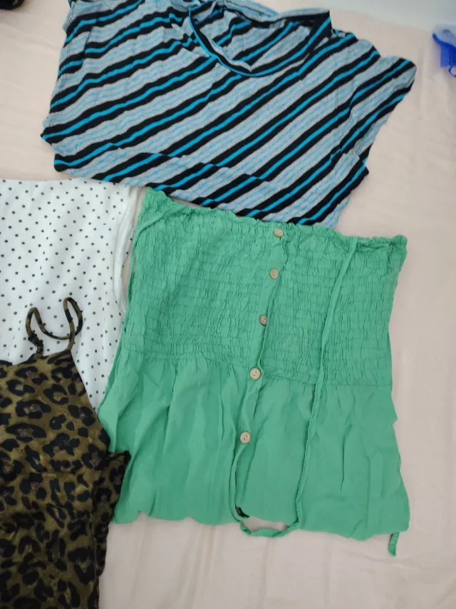 Lote Ropa: Vestido Leopardo, Floral, Rayas