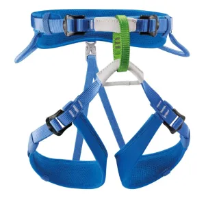 Arnés escalada Petzl Macchu azul infantil