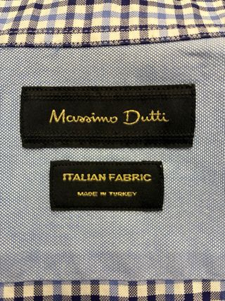 Camisa cuadros Massimo Dutti Talla S