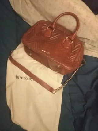 Bolso marrón acolchado.  No hago envios