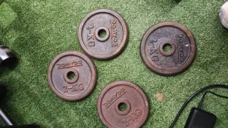 4 Discos de Pesas DOMYOS 2kg