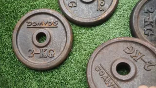 4 Discos de Pesas DOMYOS 2kg