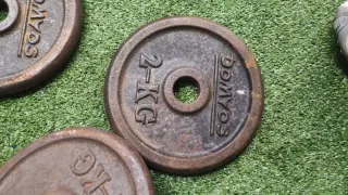 4 Discos de Pesas DOMYOS 2kg