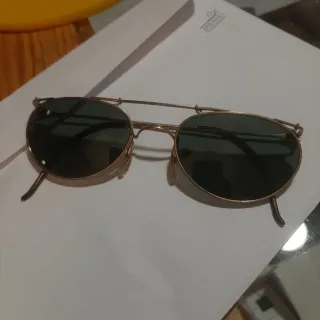 Gafas de sol Ray-Ban doradas originales