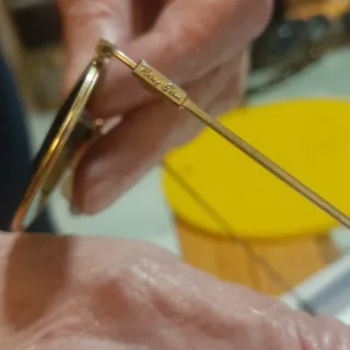 Gafas de sol Ray-Ban doradas originales