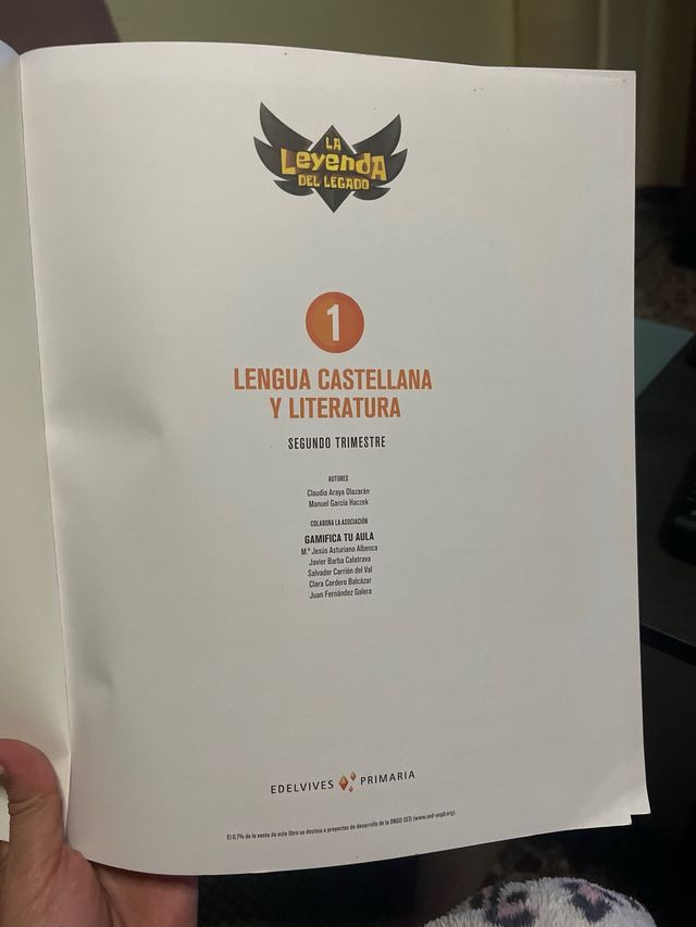 LENGUA CASTELLANA Y LITERATURA SEHUNDO TRIMESTRE