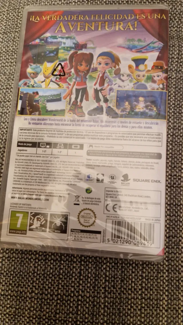 NUEVO Balan Wonderworld Nintendo Switch Precintado