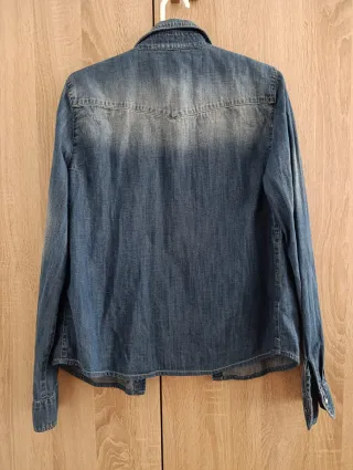 Camisa vaquera retro Mango