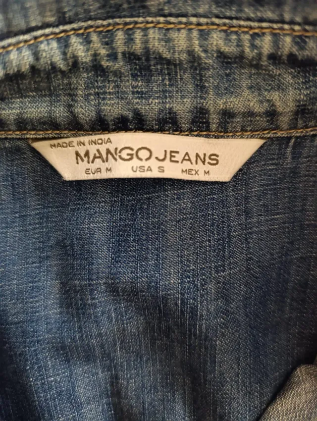 Camisa vaquera retro Mango