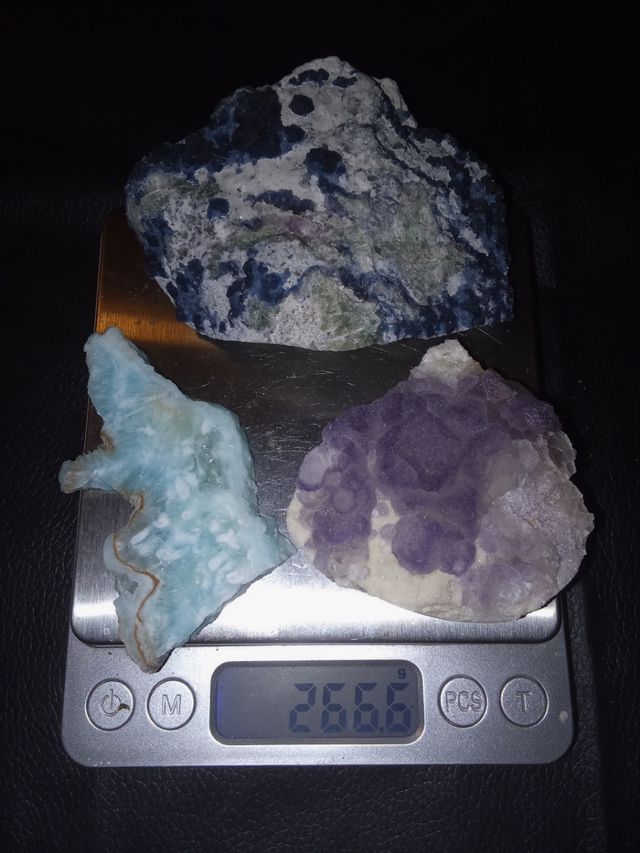 Collezione minerali grezzi