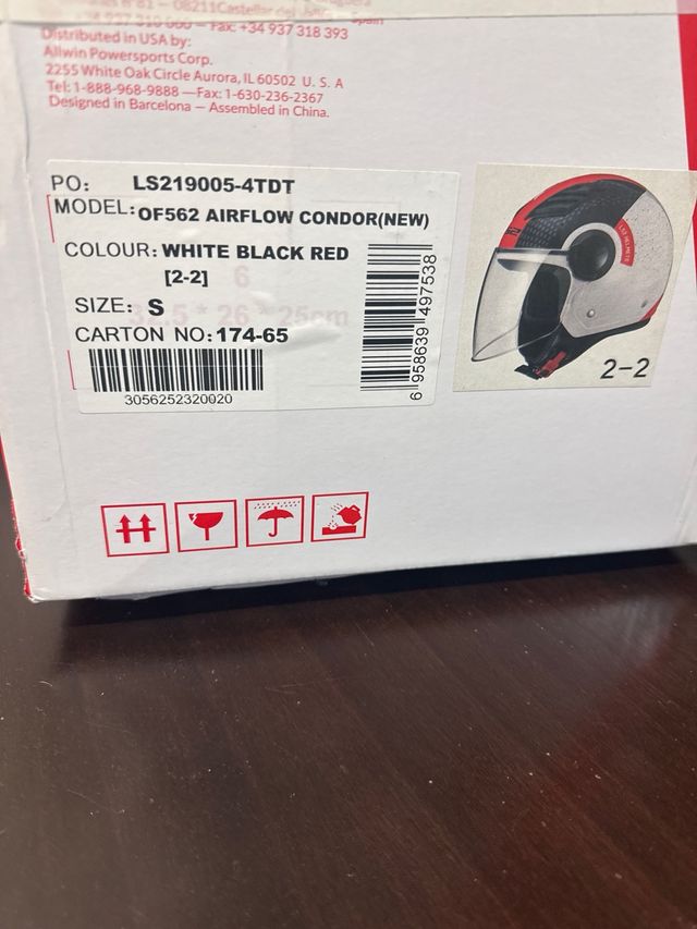 Casco Moto LS2 Talla S