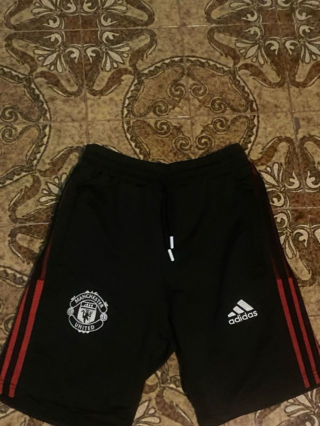 Pantalón corto Adidas Manchester United Negro
