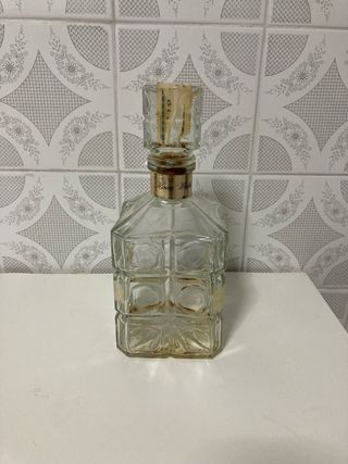 Botella de cristal vintage