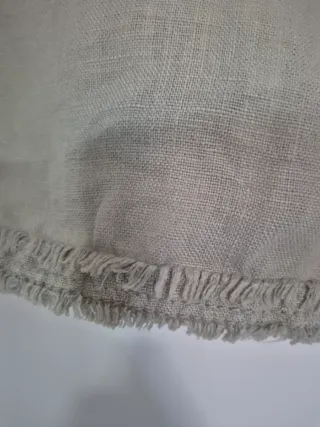 Pantalón corto lino mujer beige