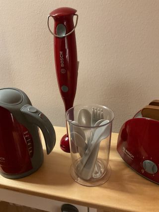 Set Cocina Niños Bosch (Cafetera, Hervidor, Tostad