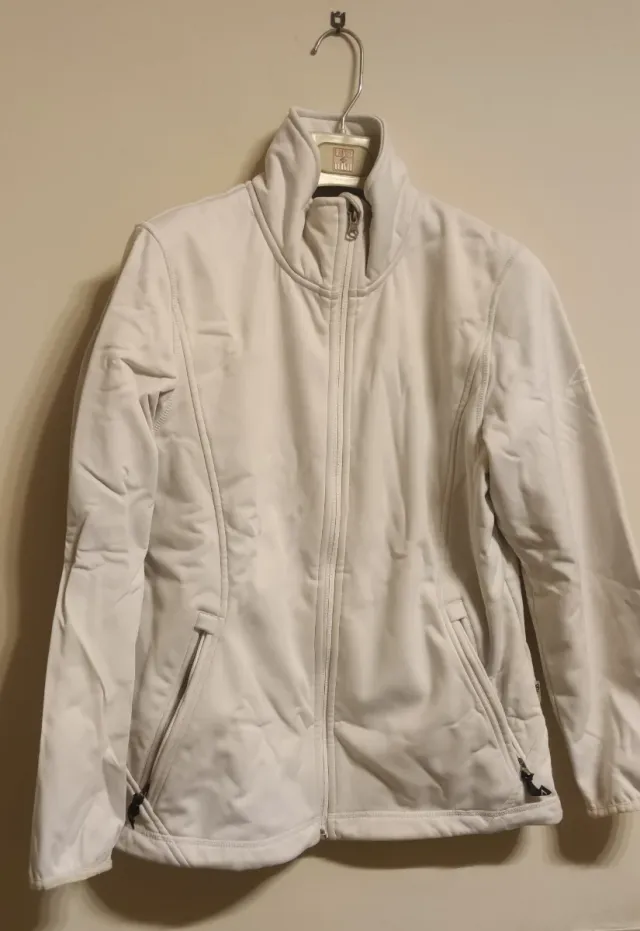 Forro polar blanco mujer