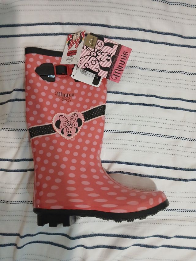 Botas Agua Minnie Mouse Niña Talla 35