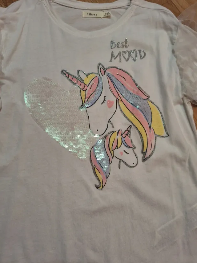 Camiseta Sfera Unicornio Manga Larga Niña 9-10