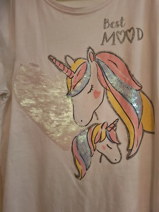 Camiseta Sfera Unicornio Manga Larga Niña 9-10