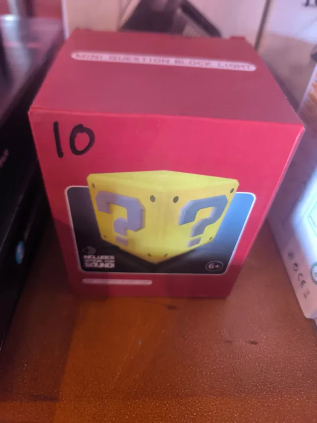 Lámpara Bloque Mario Bros Nintendo