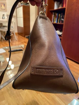 Bolso Pikolinos Piel Marrón Nuevo
